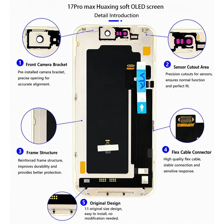 17pro max OLED Details